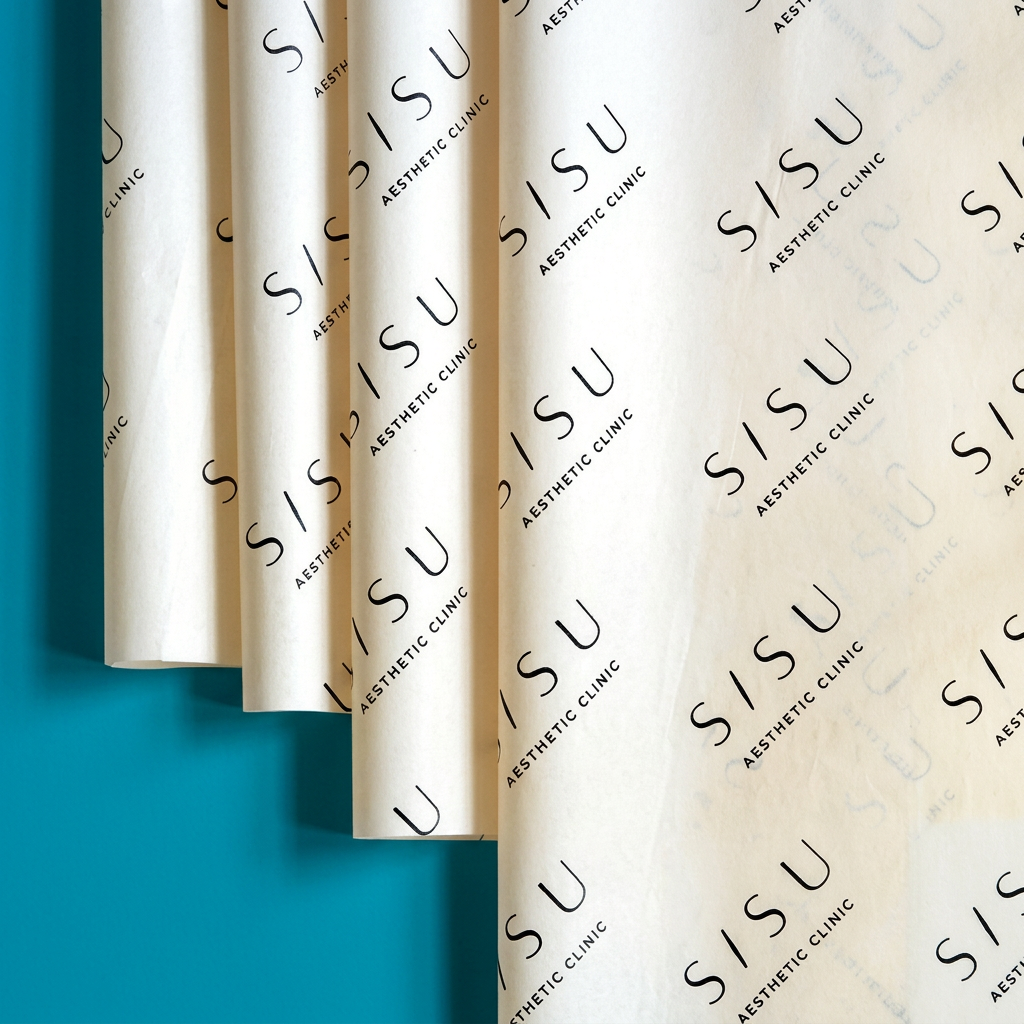 Full-colour printed tissue paper